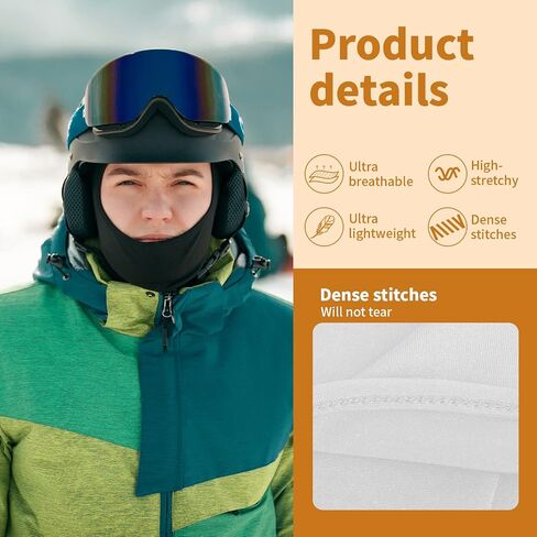 WOWSTAR Balaclava Ski Mask, UV Protection for Men and Women, Skiing, Snowboarding, Motorcycle… in Saudi Arabia
