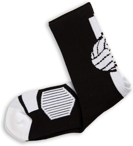 ChalkTalkSPORTS Athletic Half Cushioned Crew Socks | Mid Calf | Volleyball | Multiple Colors in Saudi Arabia
