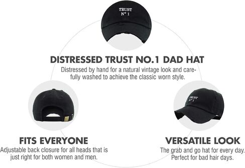 Self Made Trust No One Hustle Savage Vibe Baseball Cap Dad Hat Adjustable in Saudi Arabia