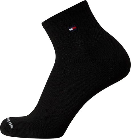 Tommy Hilfiger Men's Athletic Socks - Cushion Quarter Cut Ankle Socks (12 Pack) in Saudi Arabia