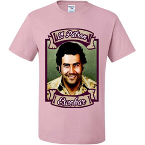 wild custom apparel El Patron Escobar Pablo Narcos Mens T-Shirts