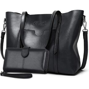 Purses and Handbags for Women Large Shoulder Tote Satchel Purse Work Bags with Matching Wallet