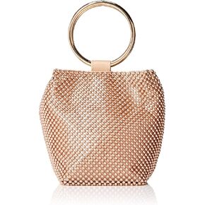 Jessica McClintock Womens Gwen Ball Mesh Ring Wristlet Pouch Clutch in Saudi Arabia