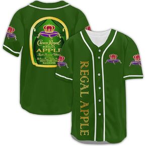 XXME Crown Fan Baseball Jersey Shirt, Crown Lovers Baseball Jersey Button Down Sports Uniform for Women Men