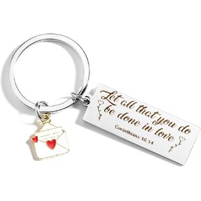 FFNMU Christian Gifts Bible Keychain Inspirational Gifts with Bible Verses Bible Gifts for Women Religious Scripture Gifts
