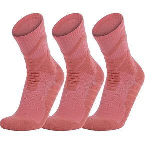 AnsrJ Basketball socks for Men or Women,Elite Athletic Cushion Crew Socks with Arch Compression 3-Pack in Saudi Arabia