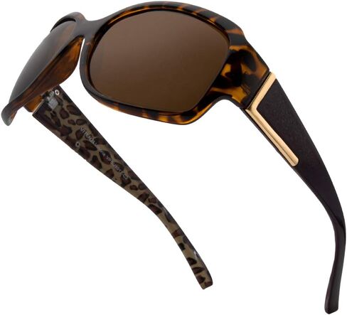 VITENZI Womens Polarized Sunglasses Retro Sun Glasses Vintage Fashion Jackie O Oversized Shades Vittoria in Kuwait