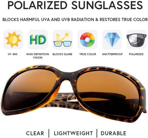 VITENZI Womens Polarized Sunglasses Retro Sun Glasses Vintage Fashion Jackie O Oversized Shades Vittoria in Kuwait