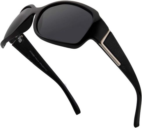 VITENZI Womens Polarized Sunglasses Retro Sun Glasses Vintage Fashion Jackie O Oversized Shades Vittoria in Saudi Arabia