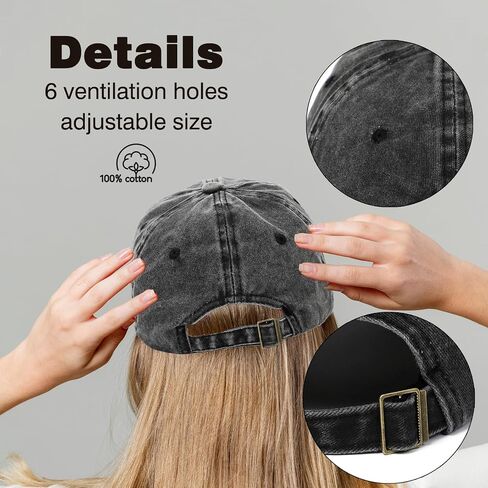 Pishovi Women Want Me Fish Fear Me Fun Distressed Washed Black Baseball Cap, Vintage Adjustable Cotton Cap, Funny Retirement Gift for Man, Christmas Birthday Gifts for Dad Grandpa Fishing Lover in Saudi Arabia