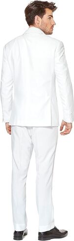 بدلة حفلات البكالوريوس المجنونة ذات الألوان الصلبة للرجال، تتضمن سترة وسروالًا وربطة عنق مطابقة in Kuwait