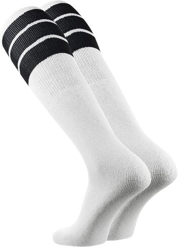 Retro Tube Socks with Stripes for Men & Women - 3 Stripe in Kuwait