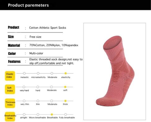 AnsrJ Basketball socks for Men or Women,Elite Athletic Cushion Crew Socks with Arch Compression 3-Pack in Kuwait