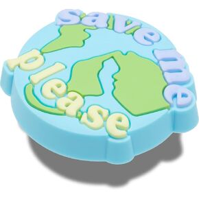 Crocs Unisex-Adult Jibbitz Shoe Charms - Save the Planet Environmental Shoe Charm Singles, Charms for Teens and Adults