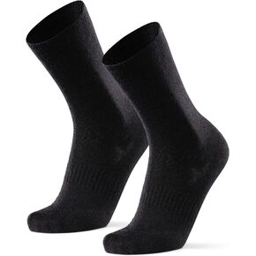 DANISH ENDURANCE Merino Wool Hiking Liner Socks, Thermal, Anti-Blister for Men and Women 2- Pack