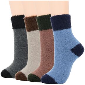 Womens Hiking Socks Winter Warm Athletic Ankle Socks Outdoor Wool Socks Thick Cashmere Socks
