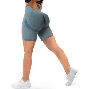Scrunch Butt Lifting Shorts for Women Workout Gym Smile Contour Seamless Leggings High Waist Ruched Booty Yoga Shorts in Kuwait