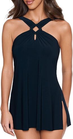 MagicSuit Women's Square Cut Beverly Soft Cup Adjustable Strap One Piece Swimdress in Kuwait