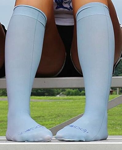 Hocsocx Unisex Performance Liner Socks, Moisture Wicking, Rash & Blister Protection for Field & Ice Hockey, Soccer, Skiing, Hiking, Boot Sock, Medium in Saudi Arabia