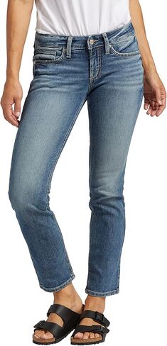 Silver Jeans Co. Women's Britt Low Rise Straight Leg Jeans in Saudi Arabia