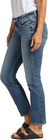 Silver Jeans Co. Women's Britt Low Rise Straight Leg Jeans in Saudi Arabia