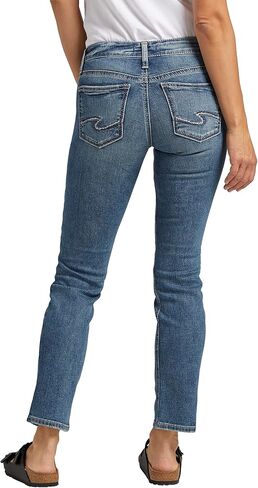 Silver Jeans Co. Women's Britt Low Rise Straight Leg Jeans in Saudi Arabia