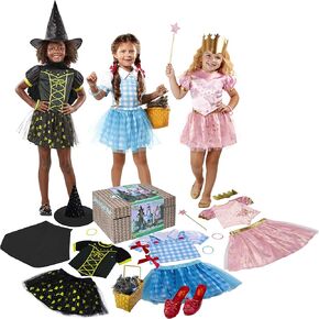 Rubie's Girl's Wizard of Oz Trunk Set (Dorothy, Glinda the Good Witch, Wicked Witch of the West), Small in Saudi Arabia