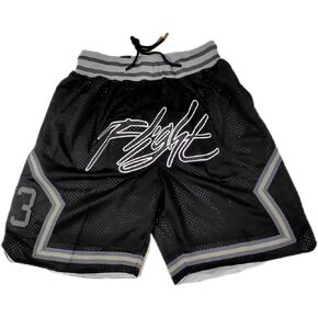 Bowtus Men Basketball Shorts, Mens 90s Retro Mesh Embroidered with Pockets, Fans Gym Athletic Workout Casual Shorts in Saudi Arabia