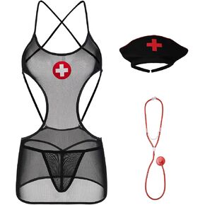 Sexy Nurse Costume Halloween Cosplay Women Lingerie Set Nurse Outfit Costume in Saudi Arabia