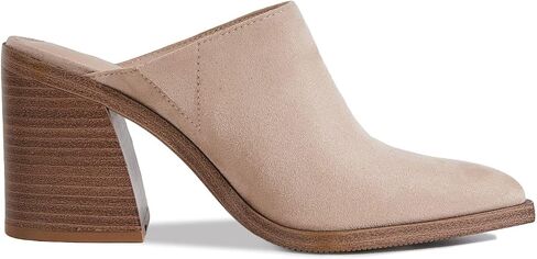 JeimPoey Womens Chunky Heels Mules Pointed Closed Toe Heeled Sandals Backless Stacked Block Heel Slip-on Booties in Saudi Arabia