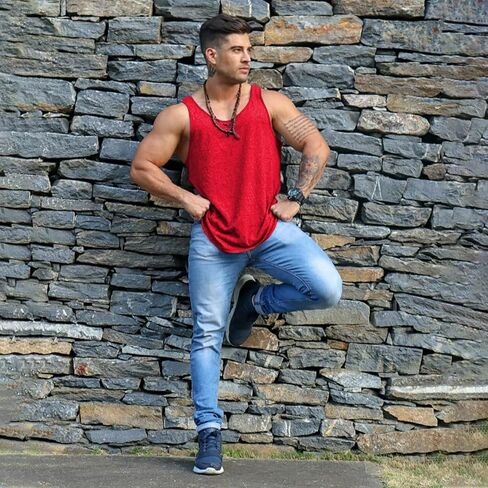 TURETRENDY Men's 3 Pack Tank Tops Workout Shirt Quick Dry Sleeveless Gym Stringer Muscle T-Shirts in Kuwait