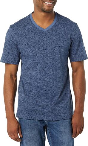 Amazon Essentials Men's Slim-Fit Short-Sleeve V-Neck T-Shirt, Pack of 2 in Saudi Arabia