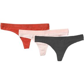Calvin Klein Women's Monochrome Thongs 3 Pack
