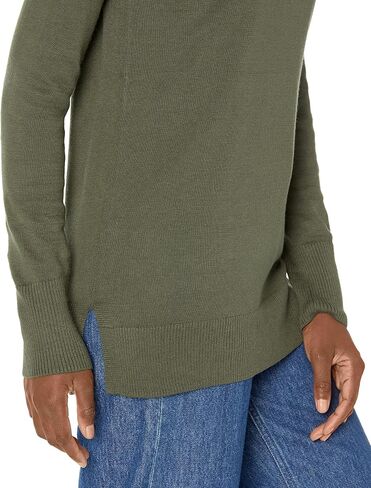 Amazon Essentials Women's Lightweight Long-Sleeve Crew Neck Tunic Sweater (Available in Plus Size) in Kuwait