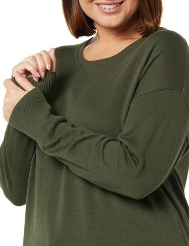 Amazon Essentials Women's Lightweight Long-Sleeve Crew Neck Tunic Sweater (Available in Plus Size) in Kuwait