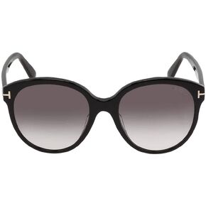 Tom Ford Sunglasses FT 0957 -D Asian fit 01B Shiny Black, t Logo/Gradient Sm in Saudi Arabia