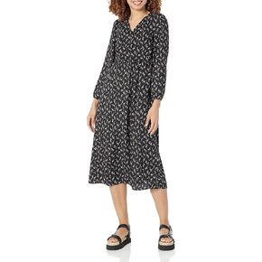 Amazon Essentials Women's Long Sleeve Wrap Midi Dress (Available in Plus Size) in Kuwait