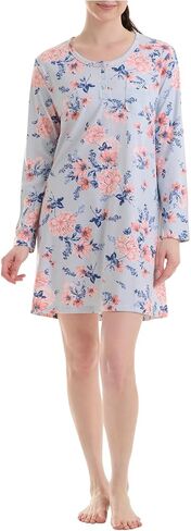 Karen Neuburger Women's Long Sleeve Sleepdress Pj in Saudi Arabia