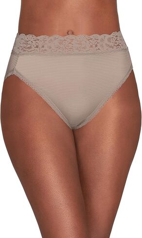 Vanity Fair Women's Flattering Lace Panties: Lightweight & Silky with Superior Stretch, Toasted Coconut, 7 in Saudi Arabia