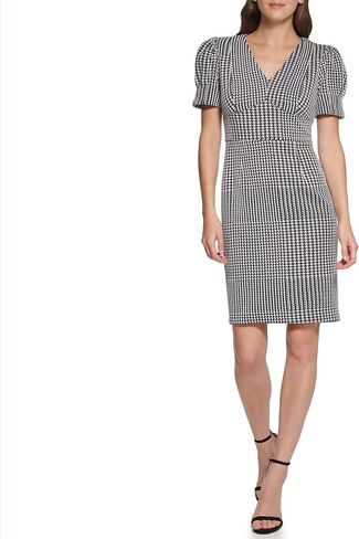 DKNY Women's Puff Sleeve Sheath Dress in Kuwait