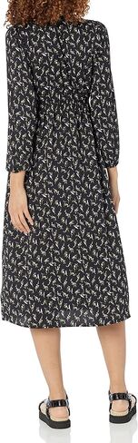 Amazon Essentials Women's Long Sleeve Wrap Midi Dress (Available in Plus Size) in Kuwait