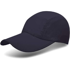 Unisex UPF 50+ Sun Protection Quick Dry Unstructured Long Bill Baseball Cap Portable Hats in Saudi Arabia