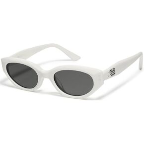 Qonoic Cat Eye Sunglasses for Women Men Small Trendy 80s – Designer Classic UV Protection