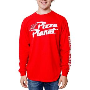 Disney Toy Story Pixar Pizza Planet Delivery Express Long Sleeve Men's T-Shirt in Saudi Arabia