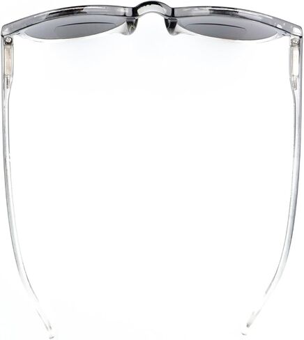 Eyekepper Key Hole Style Spring-Hinged Round Bifocal Sunglasses Sunshine Readers Black-Clear +1.00 in Kuwait