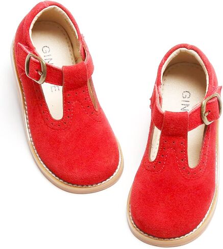 GINFIVE Toddler Girls Dress Shoes Little Kids Flats School Mary Janes Shoes in Saudi Arabia