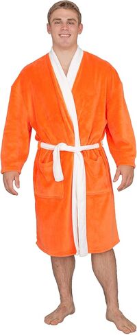 رداء أحمر برتقالي لحفلات حمام السباحة باللون العنابي من رون, برتقالي, unisex-adult in Kuwait