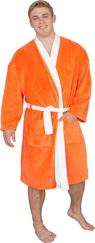 رداء أحمر برتقالي لحفلات حمام السباحة باللون العنابي من رون, برتقالي, unisex-adult in Kuwait