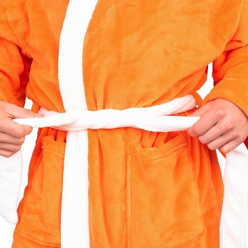 رداء أحمر برتقالي لحفلات حمام السباحة باللون العنابي من رون, برتقالي, unisex-adult in Kuwait