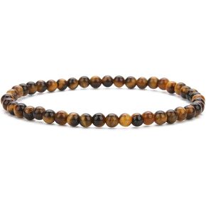BALIBALI 4MM Mini Gemstone Energy Bracelets Tiny Bracelet Natural Stone Statement Bracelet Charm Beaded Couples Bracelets in Saudi Arabia